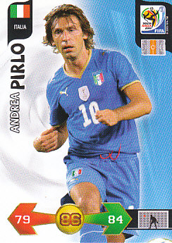 Andrea Pirlo Italy Panini 2010 World Cup #200